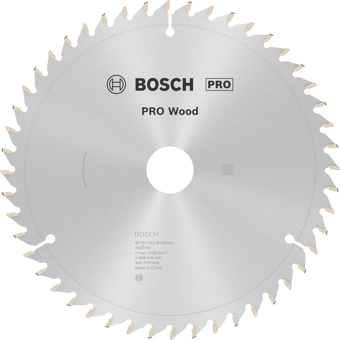 Bosch Professional Cirkelzaagblad Optiline Hout 216mm