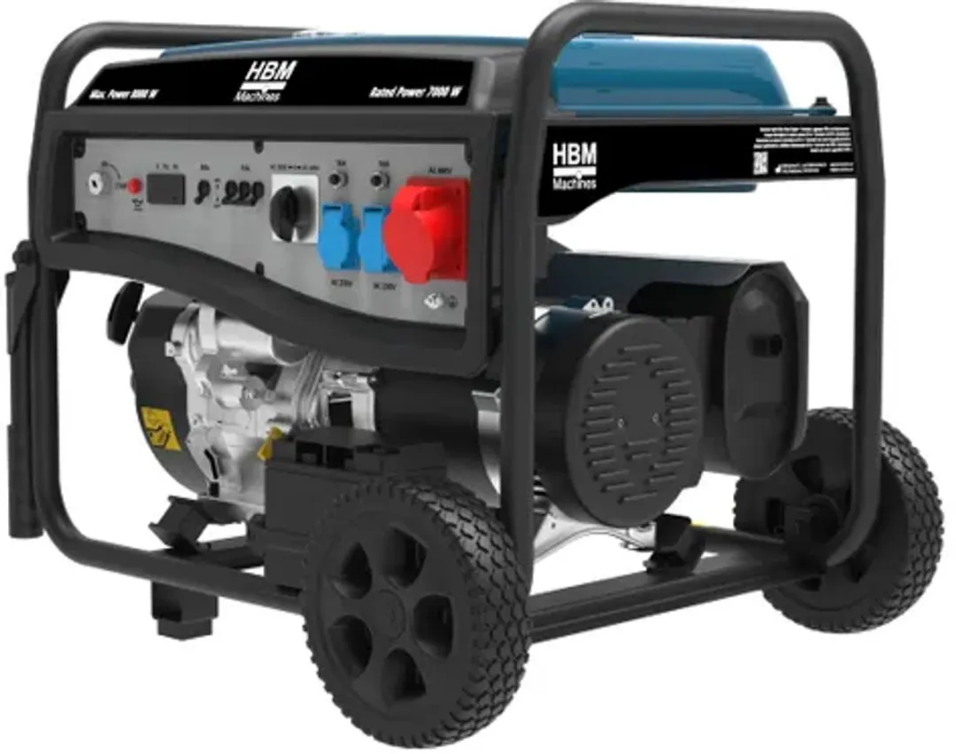 HBM Aggregaat 459cc 8000W Benzinemotor - met Boorhamer