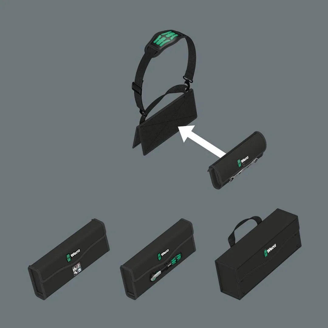 Wera 2go Gereedschapsdrager 05004350001 - Zwart