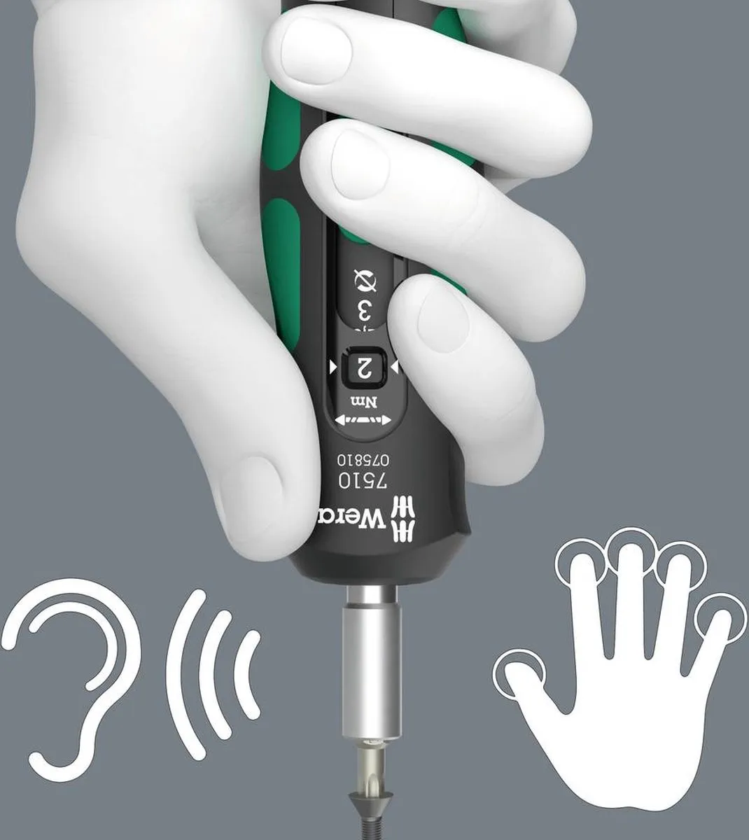 Wera 7515/7 Kraftform Safe-Torque Speed Bitset 7-delig Torx