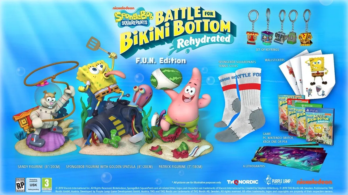 THQ Nordic Spongebob Squarepants Battle for Bikini Bottom Rehydrated F.U.N. Edition - Xbox One