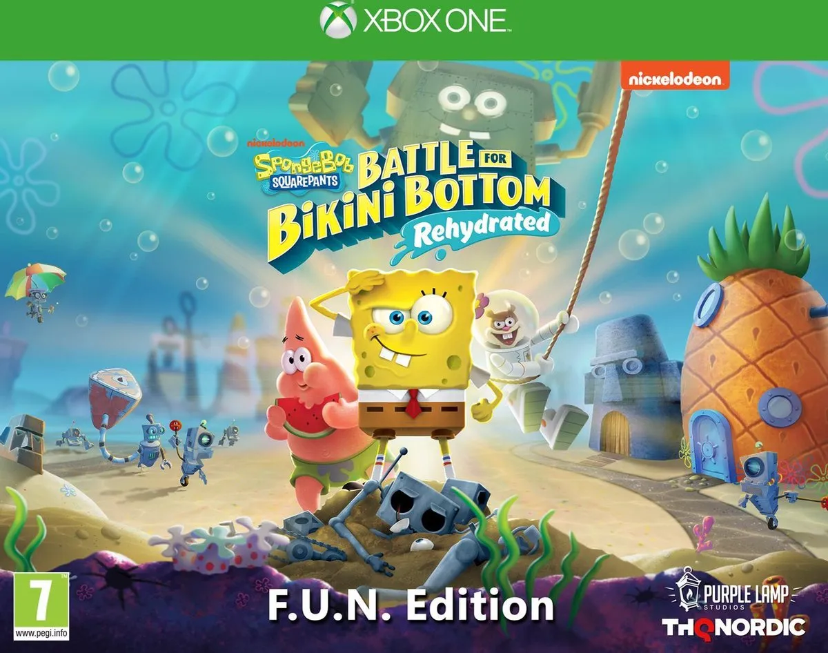 THQ Nordic Spongebob Squarepants Battle for Bikini Bottom Rehydrated F.U.N. Edition - Xbox One