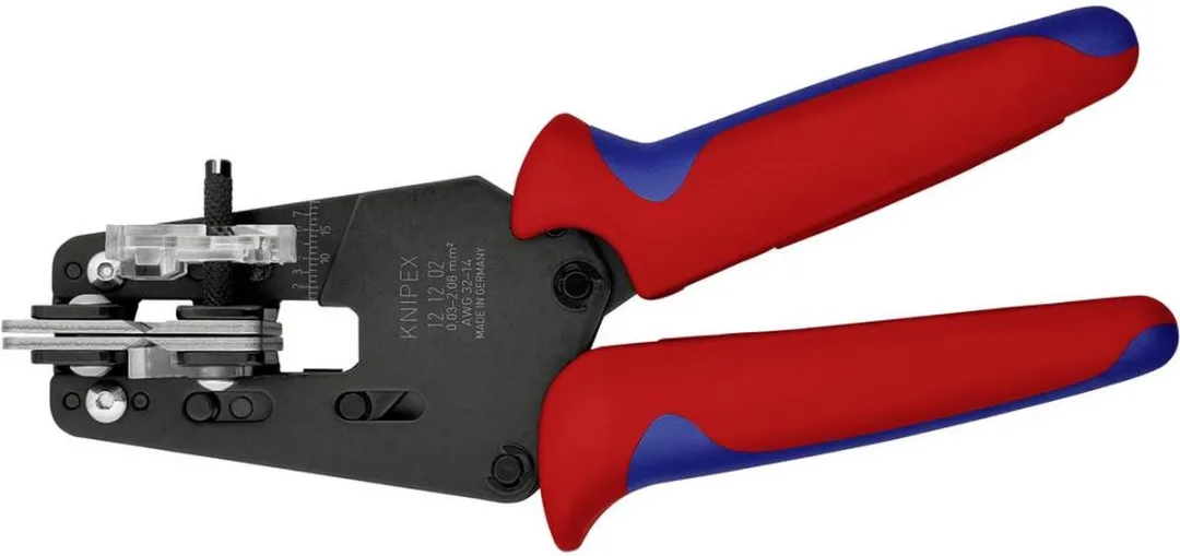 Knipex 12 12 02 Automatische Striptang 0.03-2.08mm²