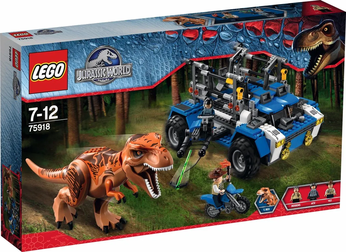 LEGO Jurassic World T. Rex-spoorzoeker 75918