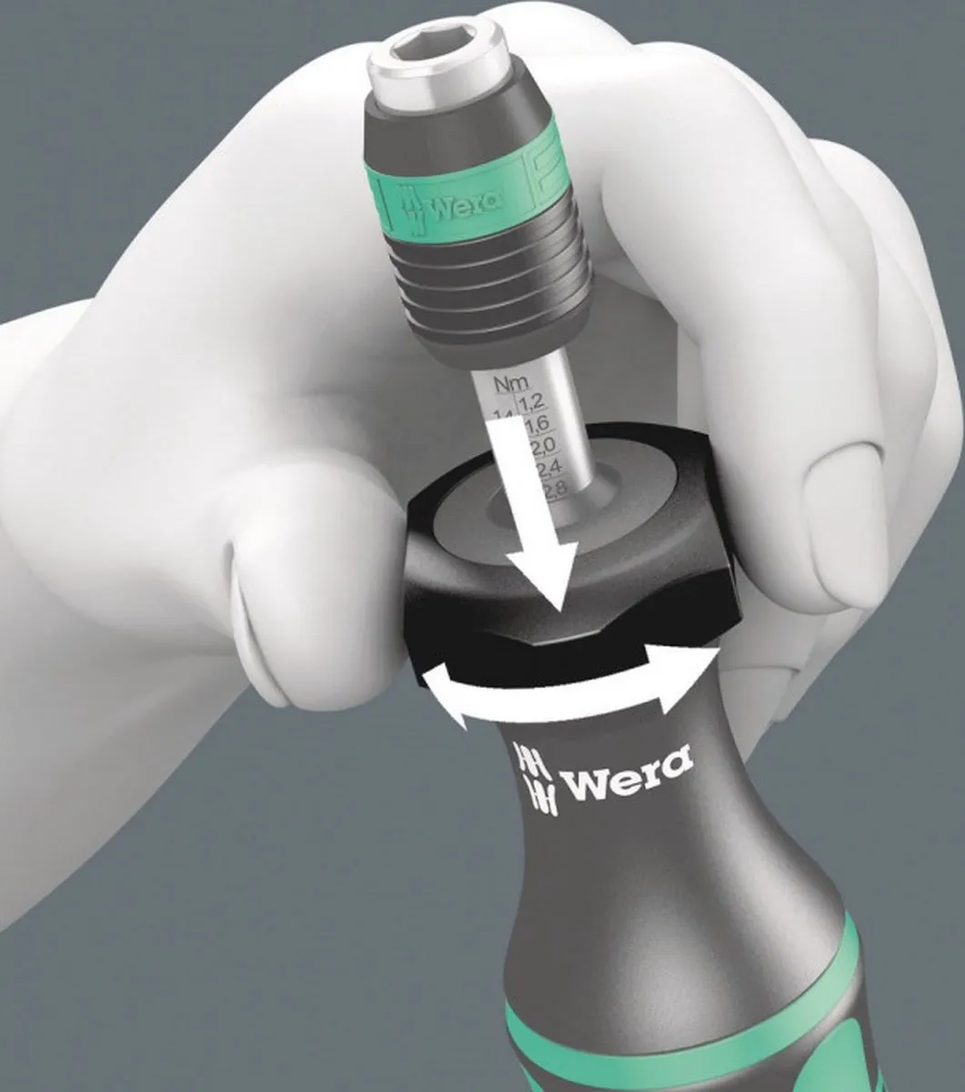 Wera Instelbare Momentschroevendraaier 0.3-1.0 Nm
