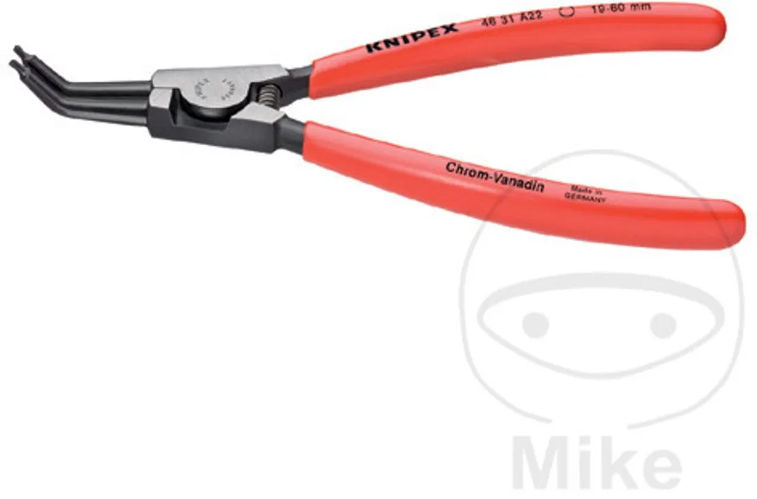 Knipex 46 31 A42 Borgveertang Buitenring 45° - Rood/Zwart