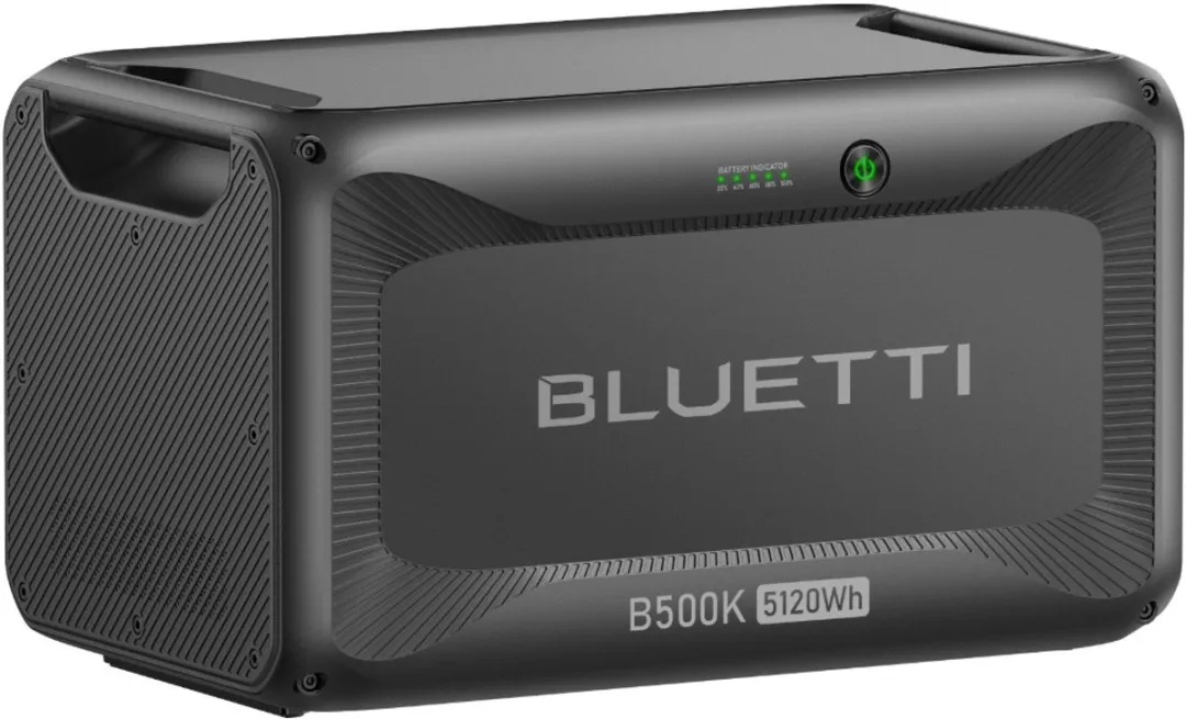 BLUETTI B500K uitbreidingsaccu -5120Wh voor AC500/Apex 300 Zonnegenerator - Extra accu voor thuis, noodgevallen, Noodstroomvoorziening tijdens sneeuwstormen