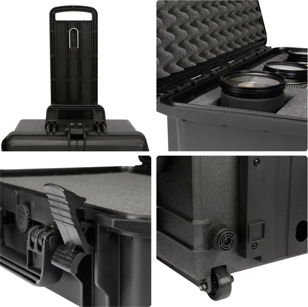 Perel HC540SH245TR Harde Koffer - 604x473x283mm - Zwart