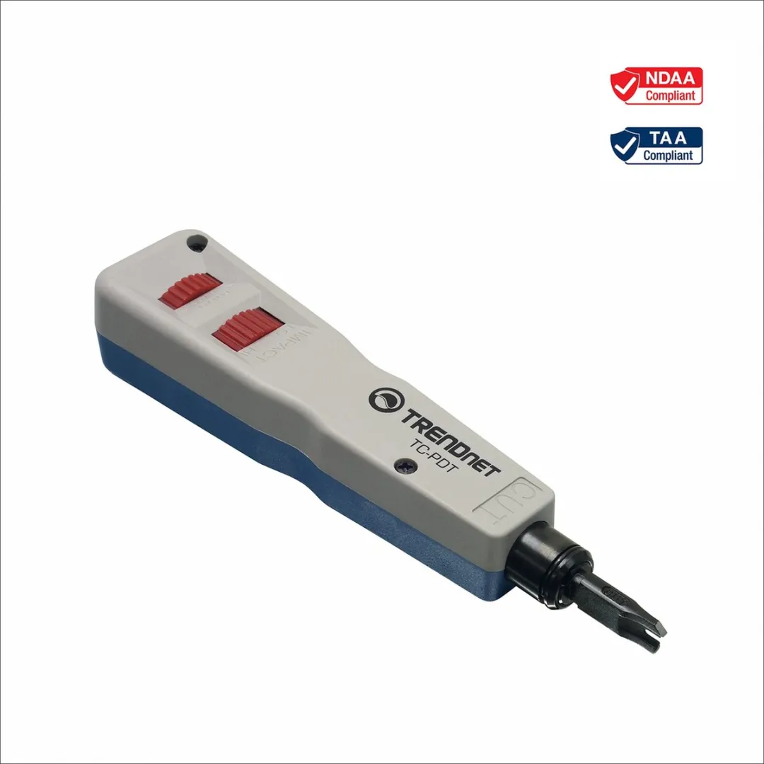 Trendnet TC-PDT Punch Down Tool - Blauw/Wit - afbeelding 2 van 6
