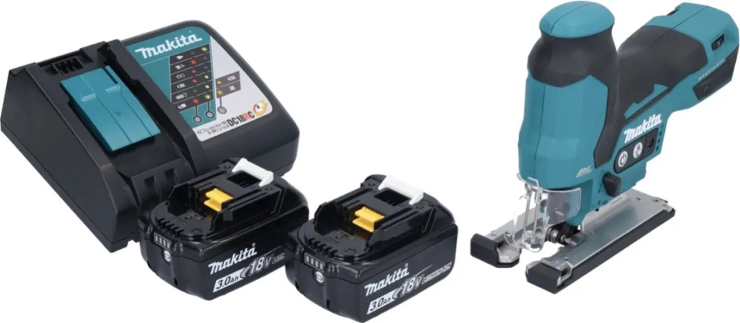 Makita DJV185RF Pendelzaag - 3000 tpm - 2x 3,0Ah accu + oplader - afbeelding 5 van 5