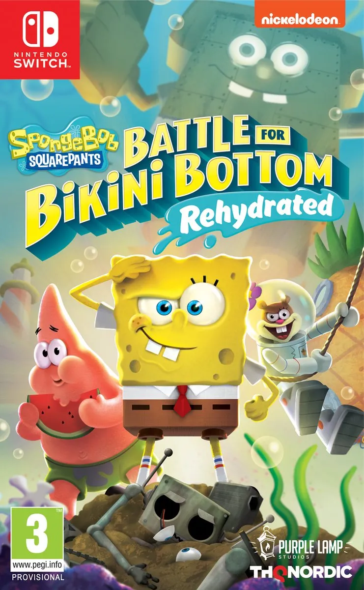 THQ Nordic Spongebob Squarepants Battle for Bikini Bottom Rehydrated - Nintendo Switch
