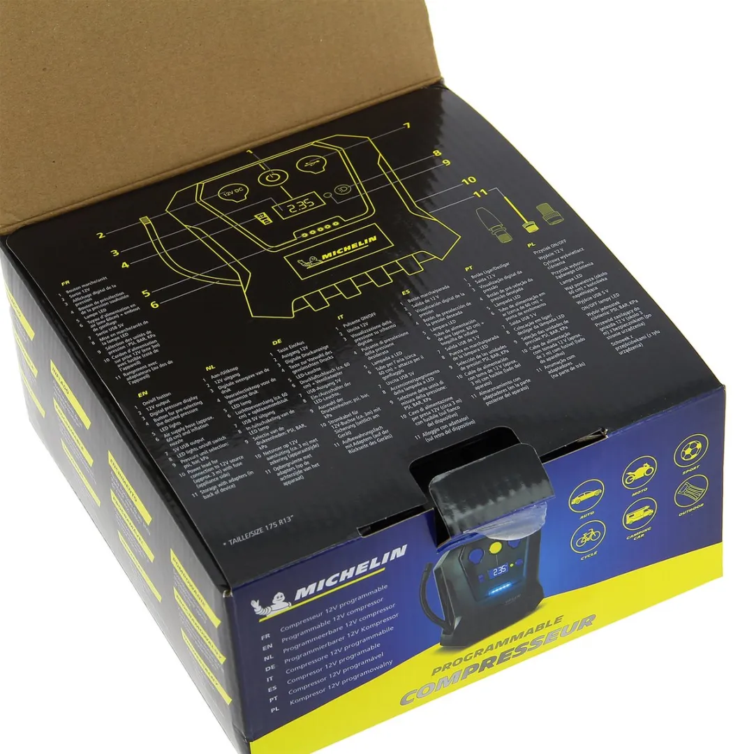 Michelin Compressor Bandenpomp 12V MIC095195 - 96W - 16L