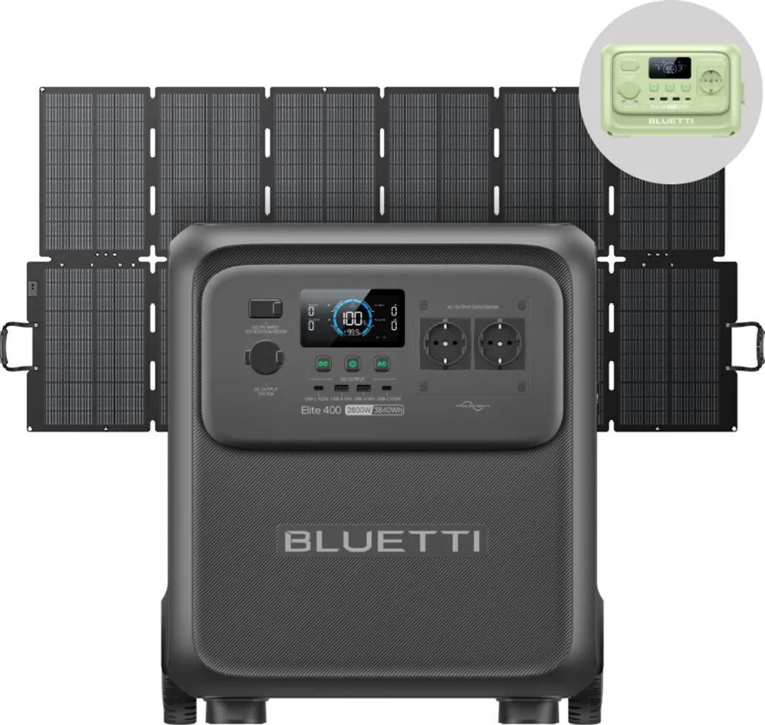 Bluetti Elite 400 Zonne-energiecentrale 2600W 3840Wh
