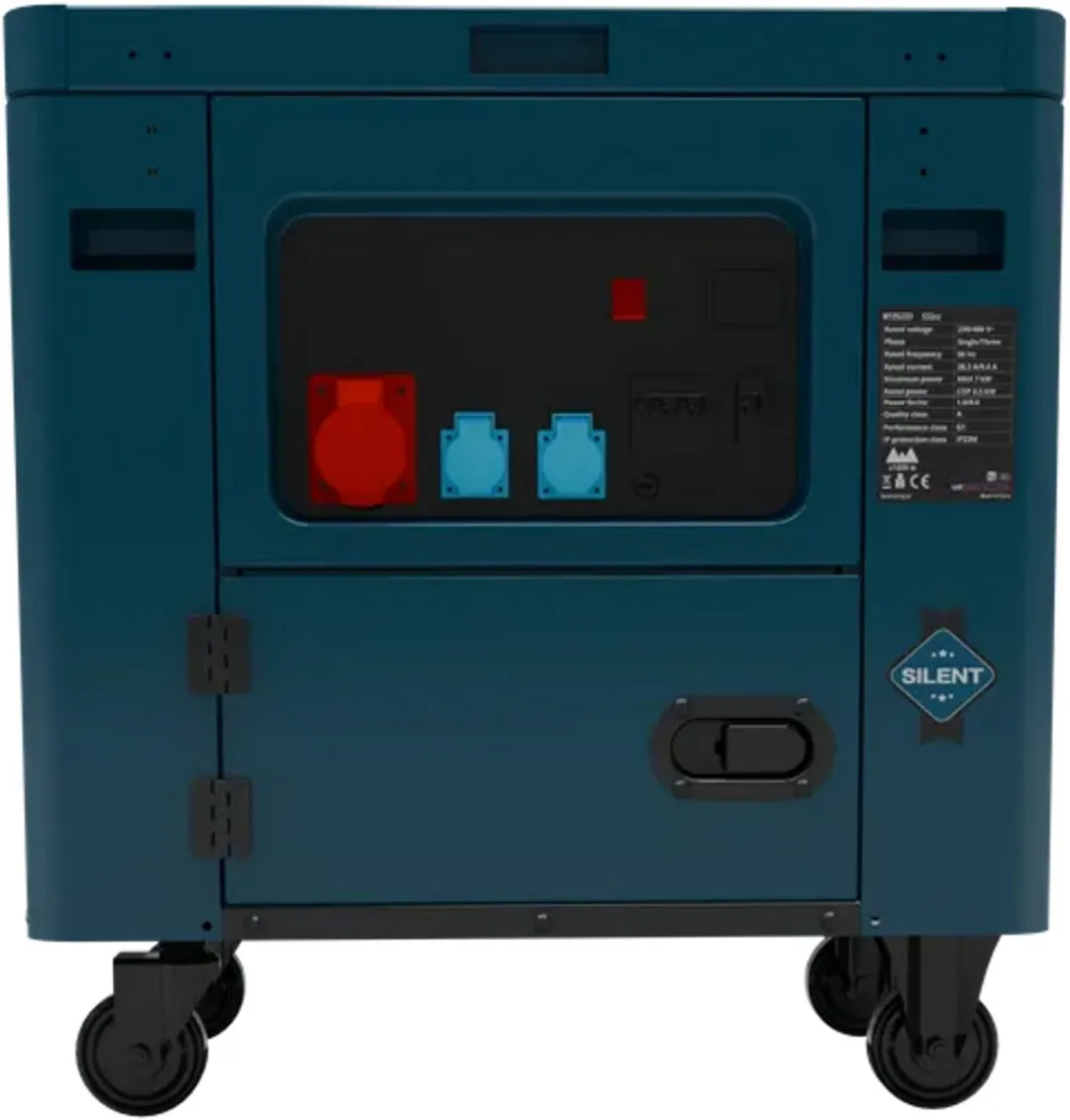 HBM Aggregaat 498cc Diesel 7000W - 230/400V
