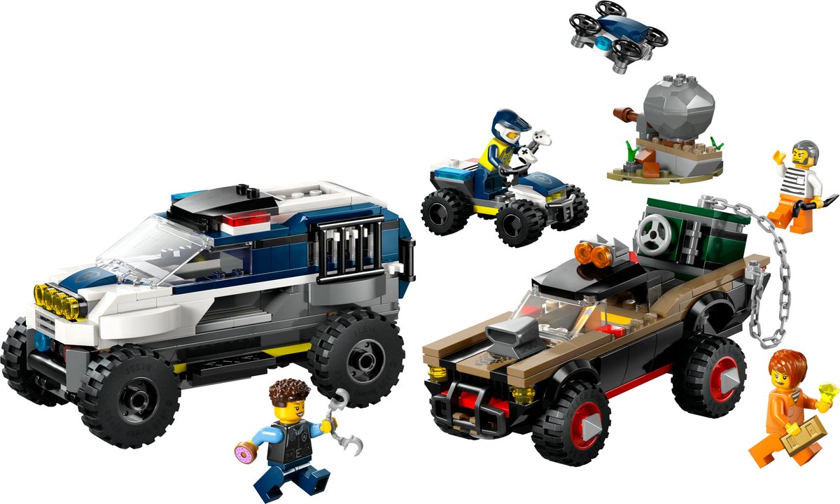 LEGO City Offroad politieachtervolging - 60449