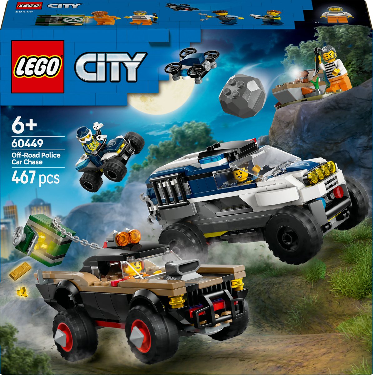 LEGO City Offroad politieachtervolging - 60449