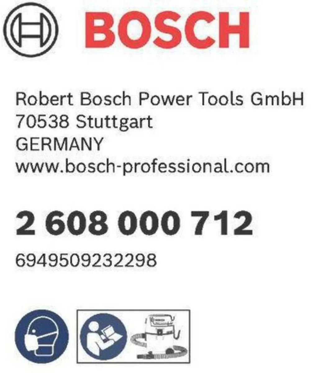 Bosch GAS 12-25.15 Slang 3m