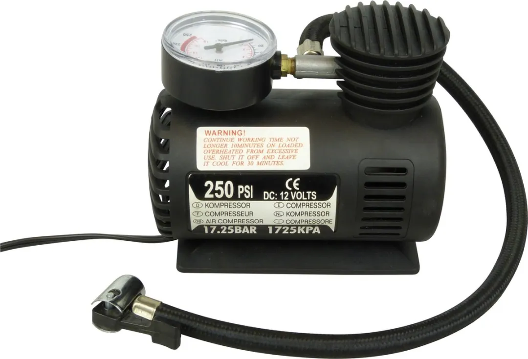 Carpoint Mini Luchtcompressor 8711293034260 - 35 l/min - 17BAR