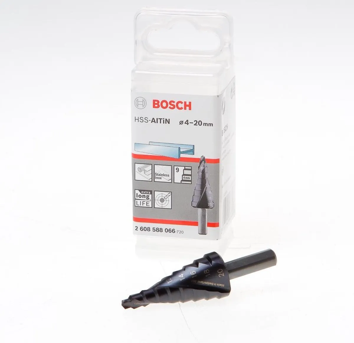 Bosch Trappenboor HSS-ALTIN 9-traps 4-20mm - Hout - afbeelding 6 van 6