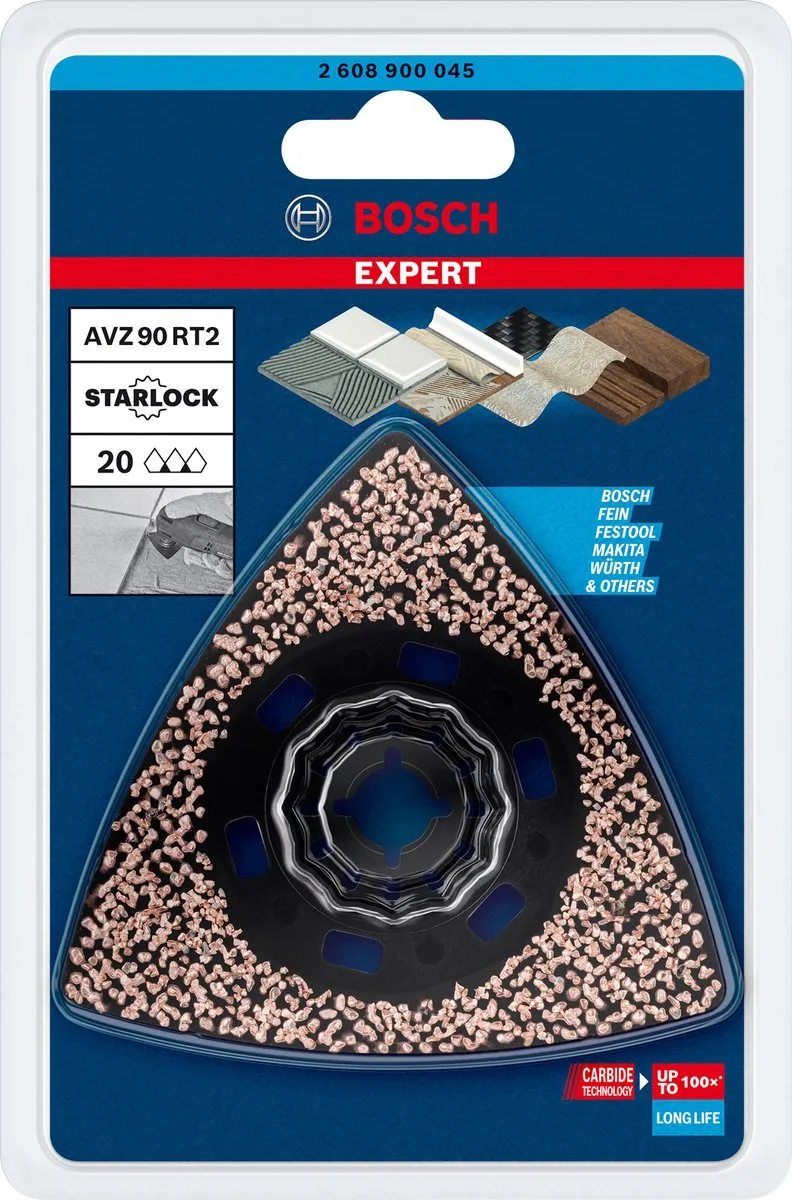 Bosch Professional AVZ90RT2 Starlock Schuurplateau 90mm