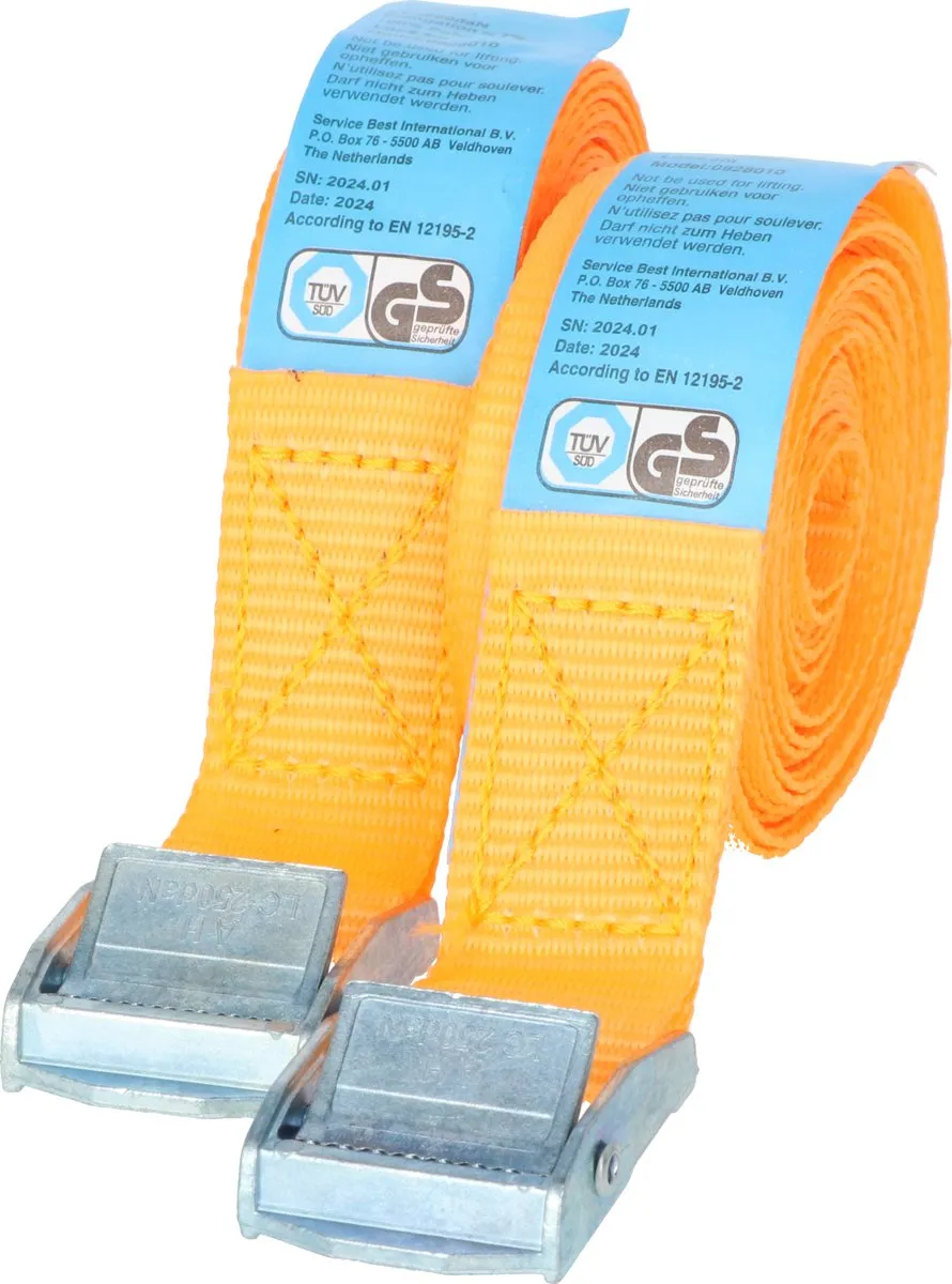 Carpoint Spanbanden 2x2,5m 25mm