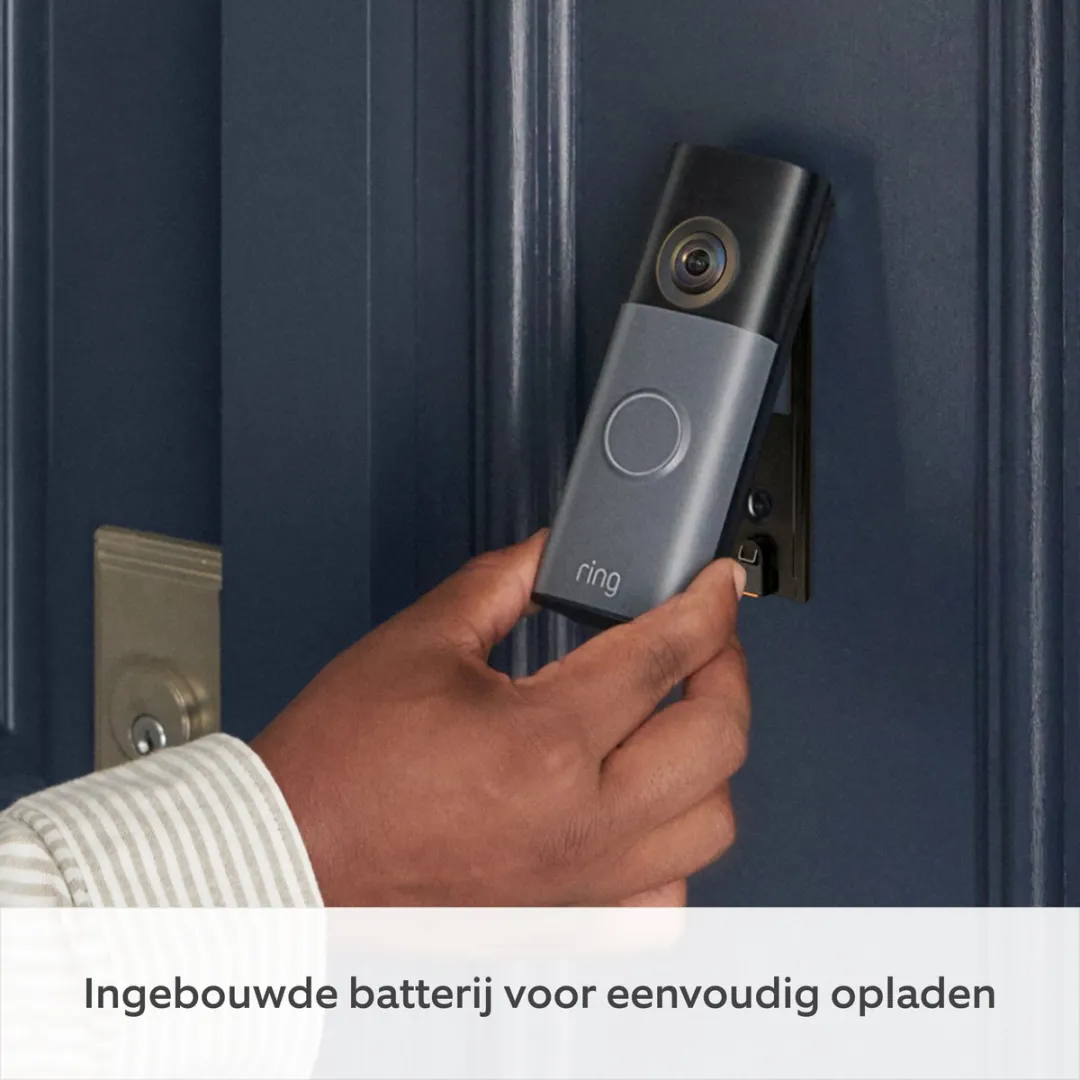 Ring Battery Video Doorbell 2e Gen - 2K Video - Brons - afbeelding 6 van 6