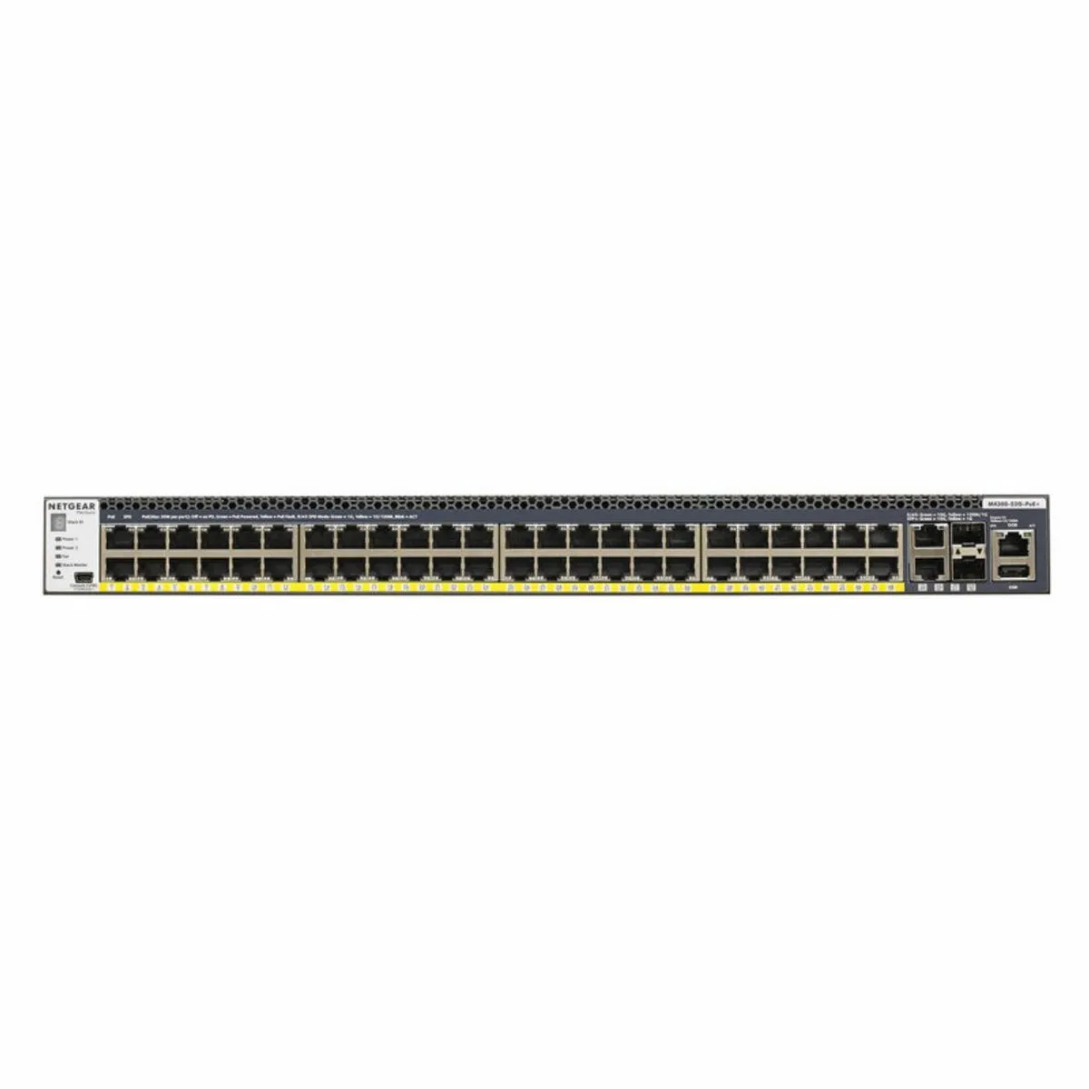 Netgear GSM4352PB Switch - 52 PoE-poorten 591W - 2x SFP - afbeelding 6 van 6