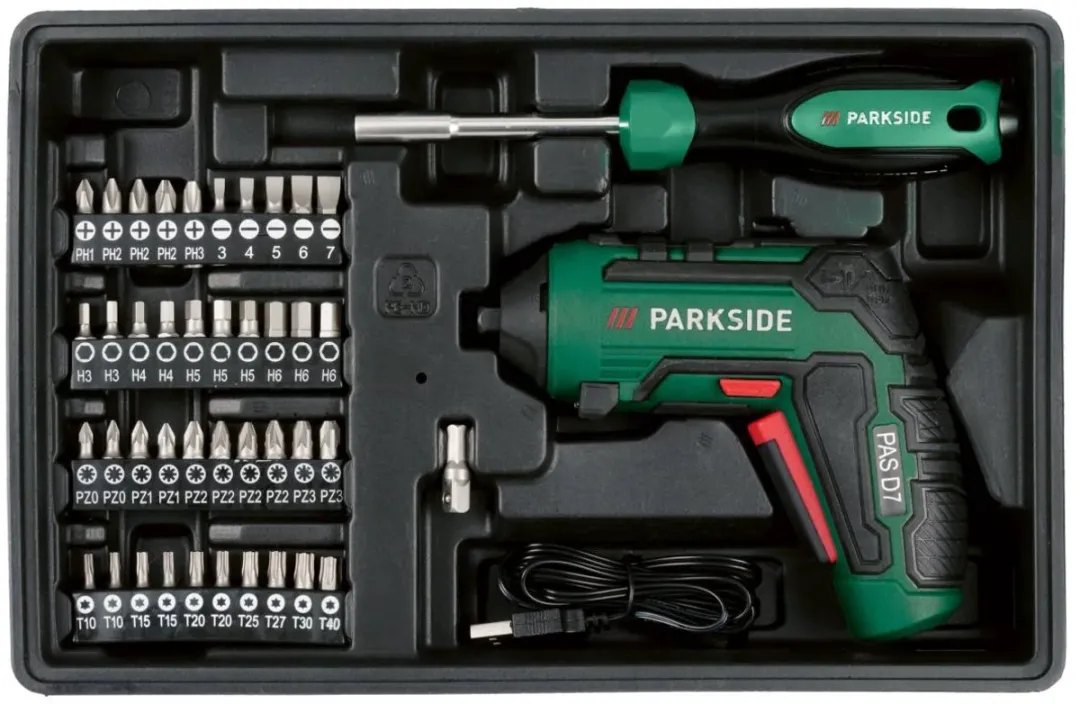 PARKSIDE Gereedschapskoffer 92-delig - Accu-schroevendraaier - afbeelding 6 van 6
