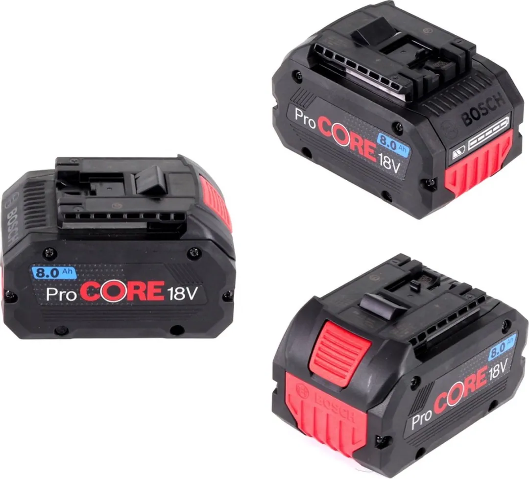 Bosch Professional ProCORE 18V Startset 3x 8.0Ah Accu + Lader 1600A016GK