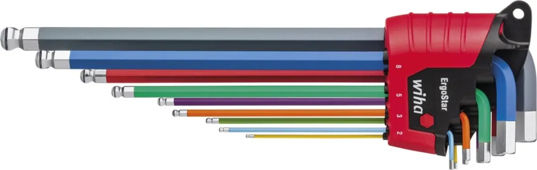 Wiha Stiftsleutelset ErgoStar MagicRing 10-delig - 41979