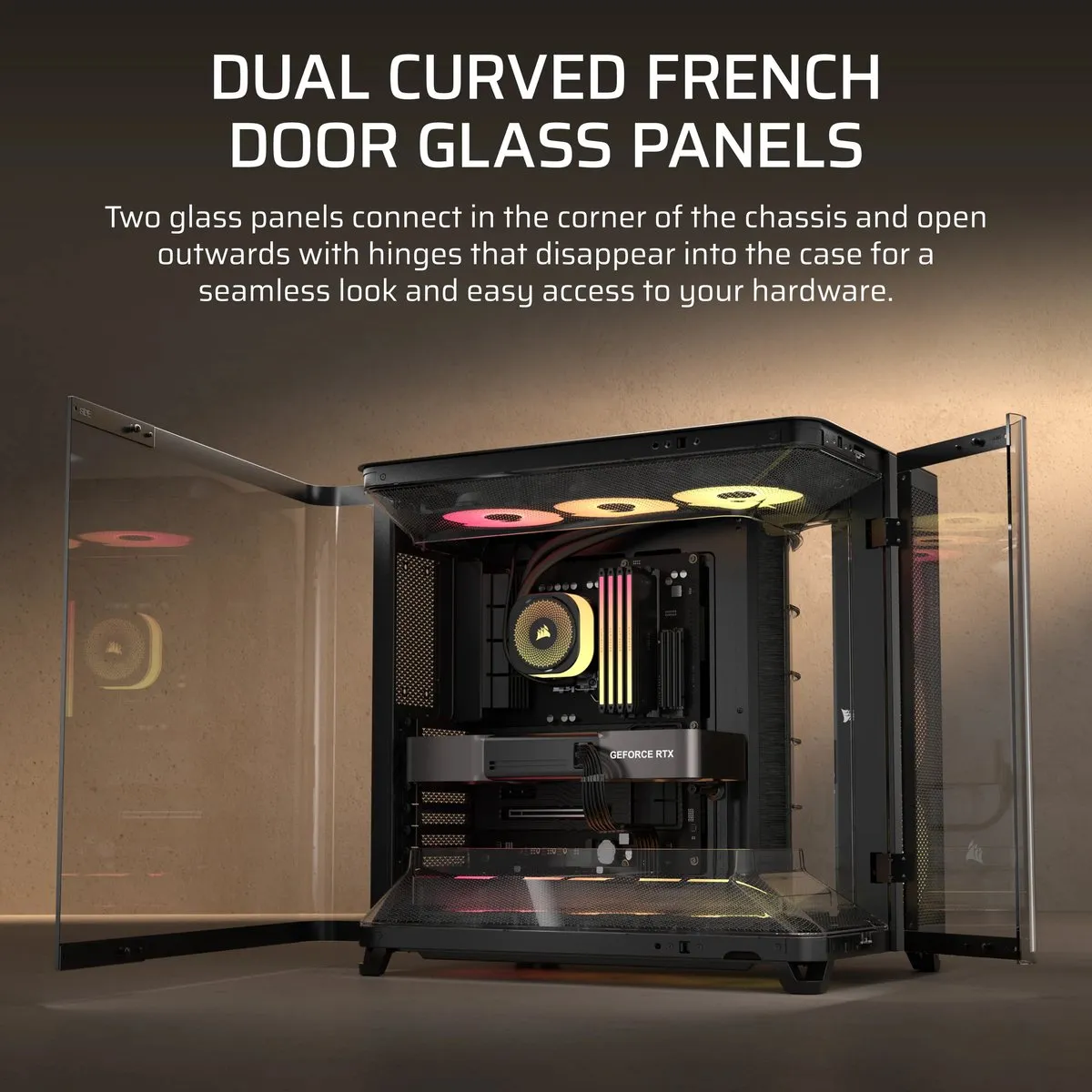 Corsair AIR 5400 RS-R Midi Tower - Zwart