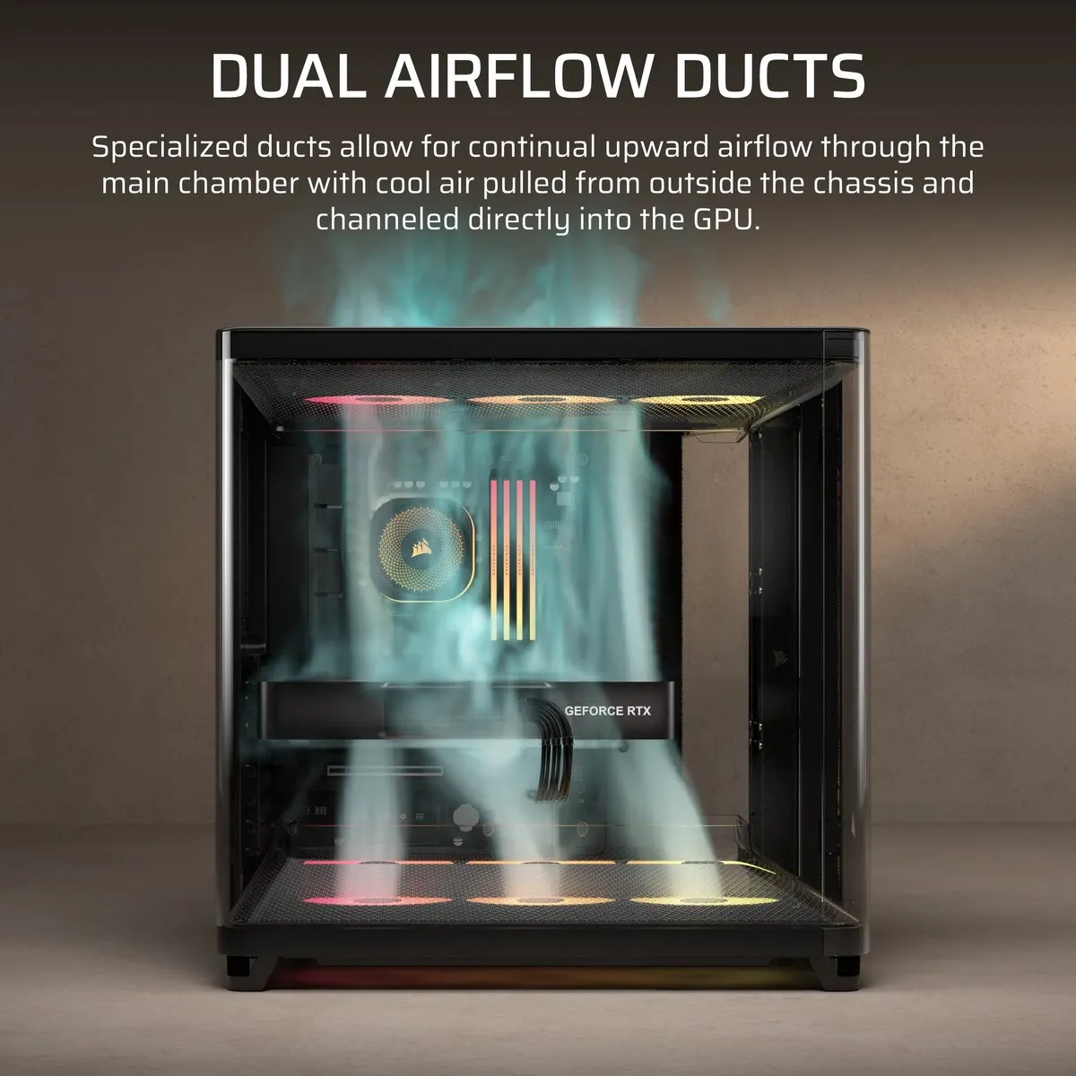 Corsair AIR 5400 RS-R Midi Tower - Zwart - afbeelding 6 van 6
