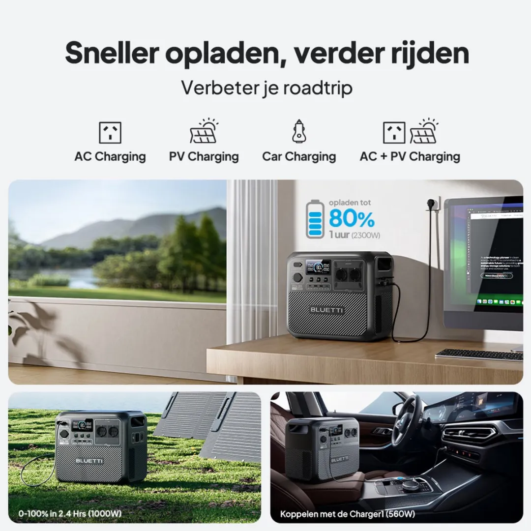 Bluetti Elite 200 V2 Back-upbatterij 2074Wh - 2600W