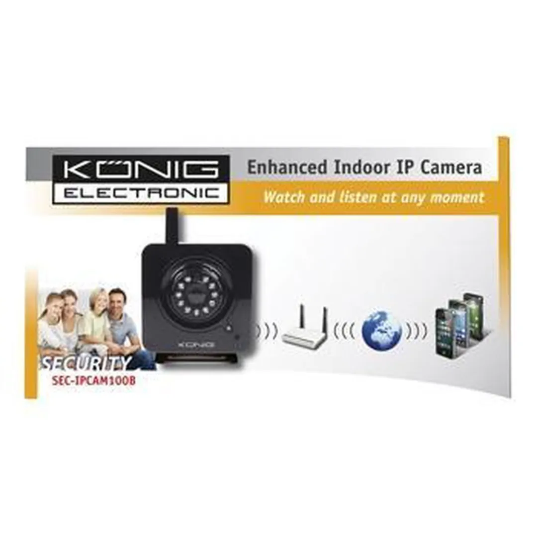 König SEC-IPCAM100B IP-Camera Binnen - 640x480 - Zwart - afbeelding 5 van 5