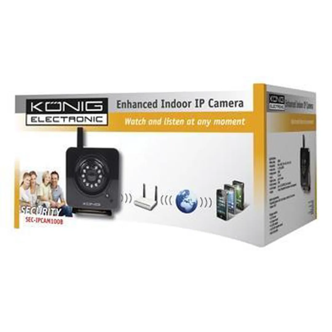 König SEC-IPCAM100B IP-Camera Binnen - 640x480 - Zwart - afbeelding 4 van 5