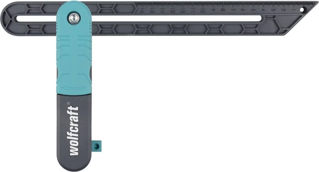 Wolfcraft Zweihaak 6958000 - Winkelhaak met kruishoutfunctie