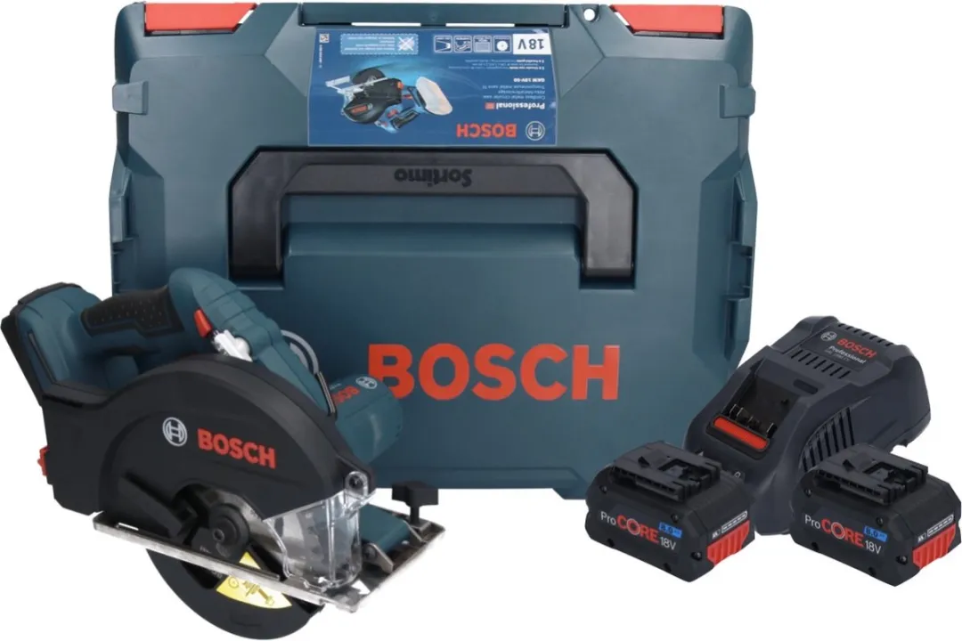 Bosch GKM 18V-50 Metaalcirkelzaag - 136mm - 2x ProCORE 8.0Ah Accu + Lader