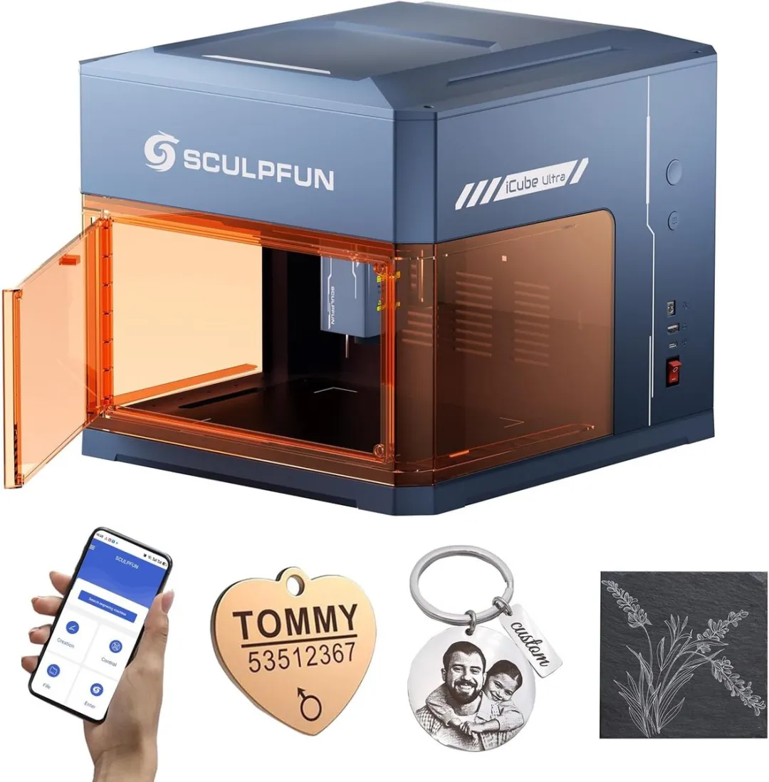 Sculpfun iCube Ultra 12W Lasergraveermachine