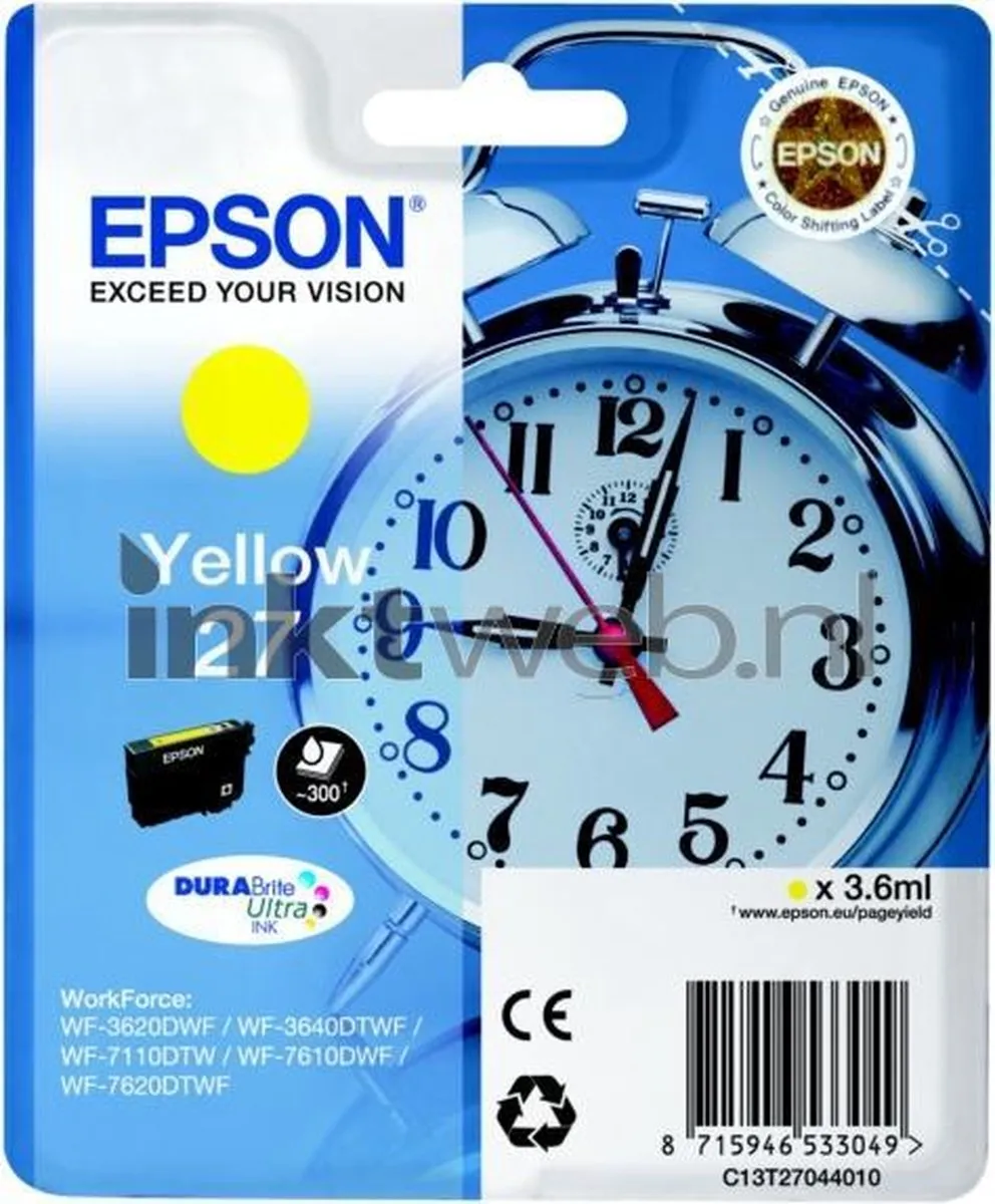 Epson T2704 Geel Inktcartridge - C13T27044010