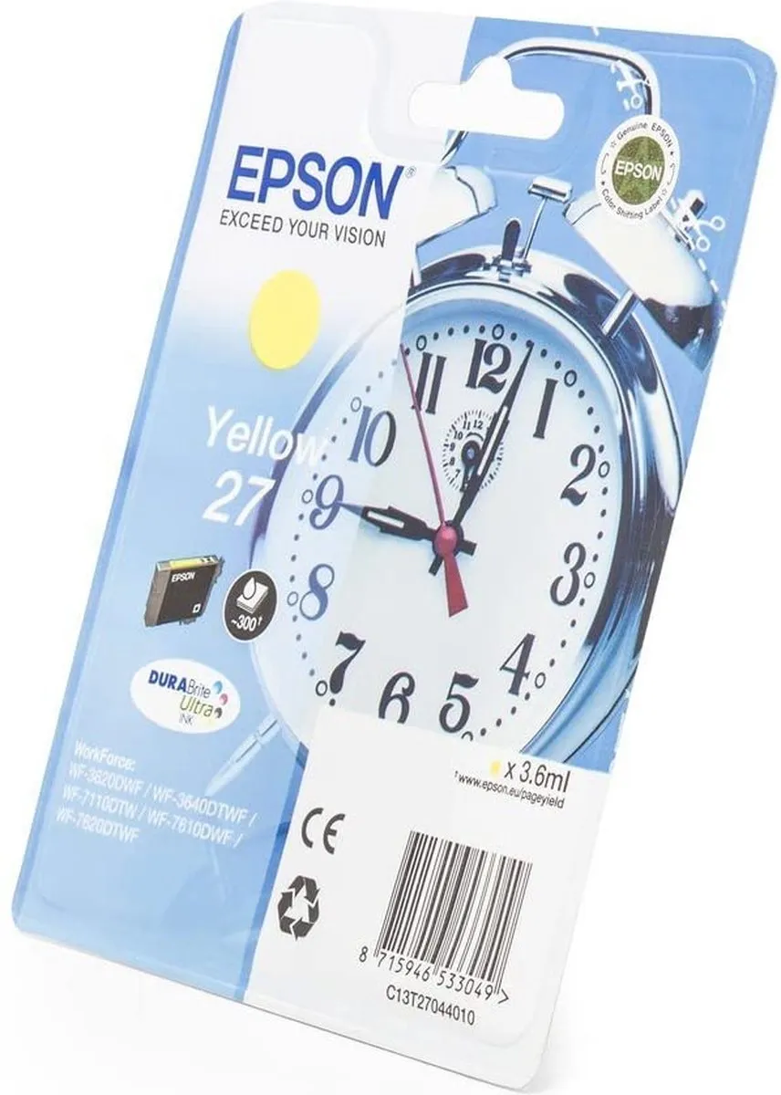 Epson T2704 Geel Inktcartridge - C13T27044010