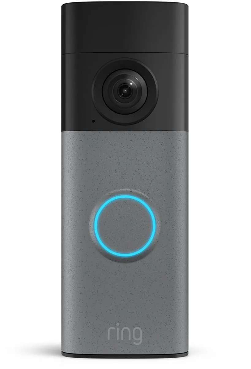Ring Battery Video Doorbell 2e generatie - 2K Video - Speckled Grey