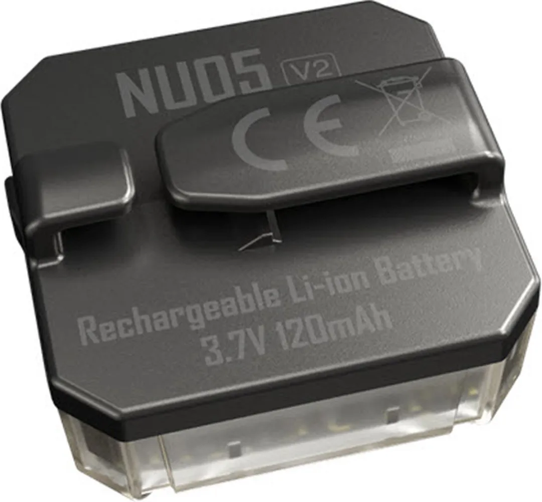 Nitecore NC-NU05V2 LED Zaklamp - 5 Lichtpunten - Zwart/Transparant