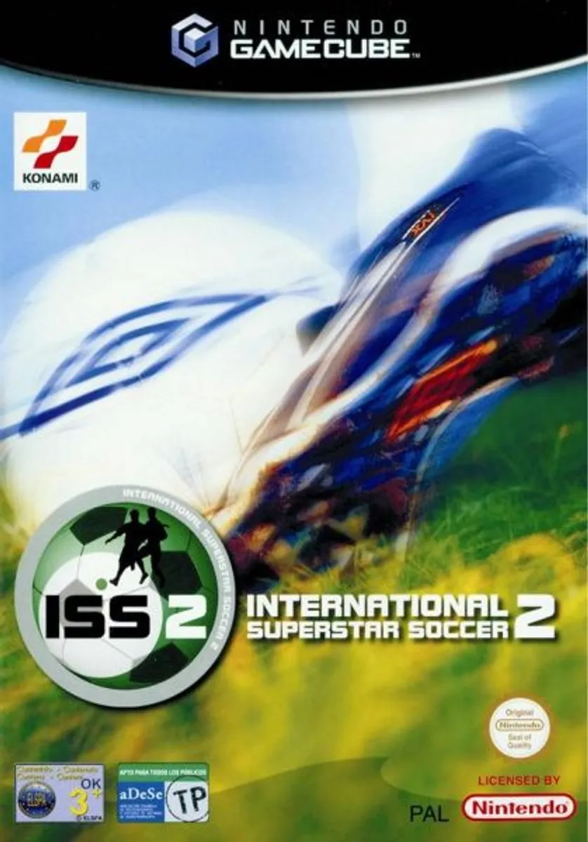 Konami ISS 2 Voetbalgame - 2 Spelers Offline