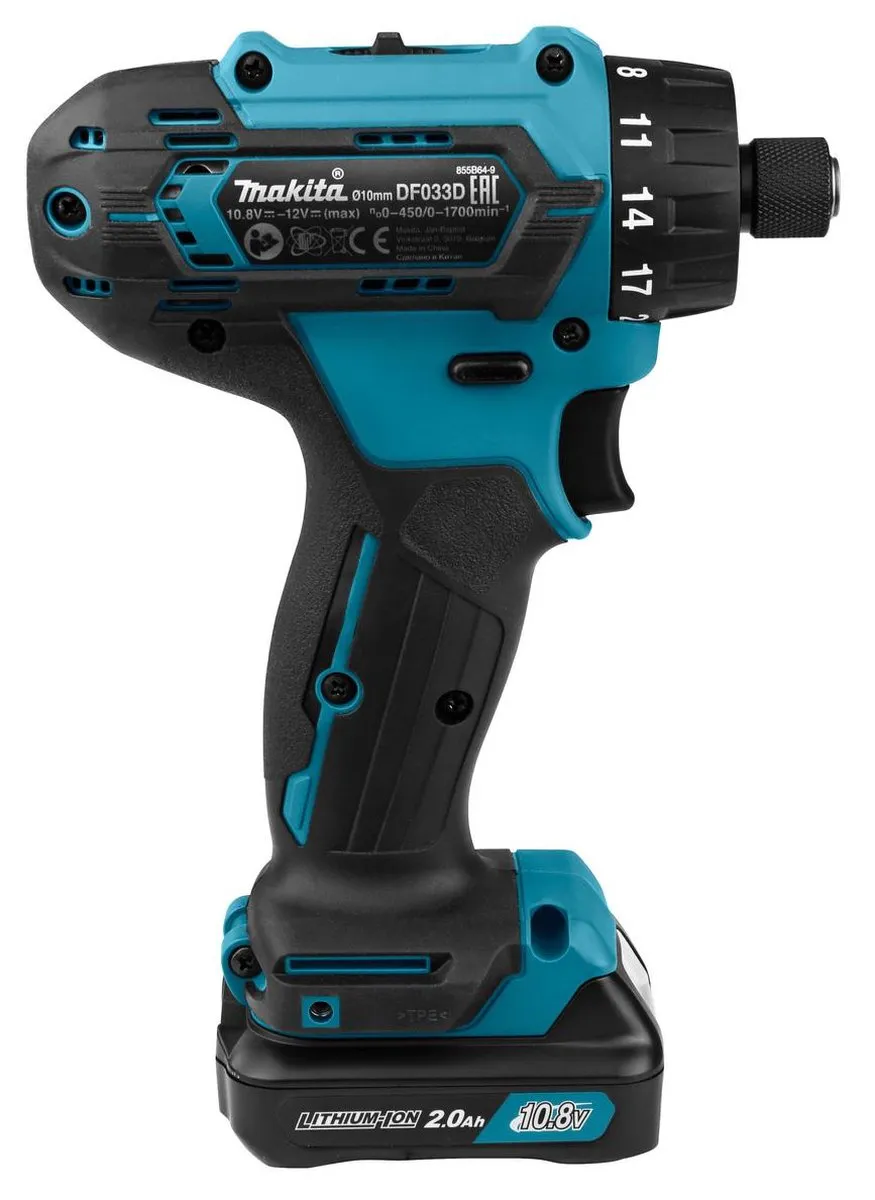 Makita DF033DSAJ Boor-/schroefmachine 12V - 2x accu - afbeelding 2 van 6