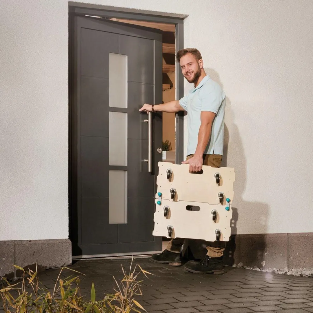 Wolfcraft Puzzelplateau Meubelroller FT 400 - Hout - afbeelding 2 van 6