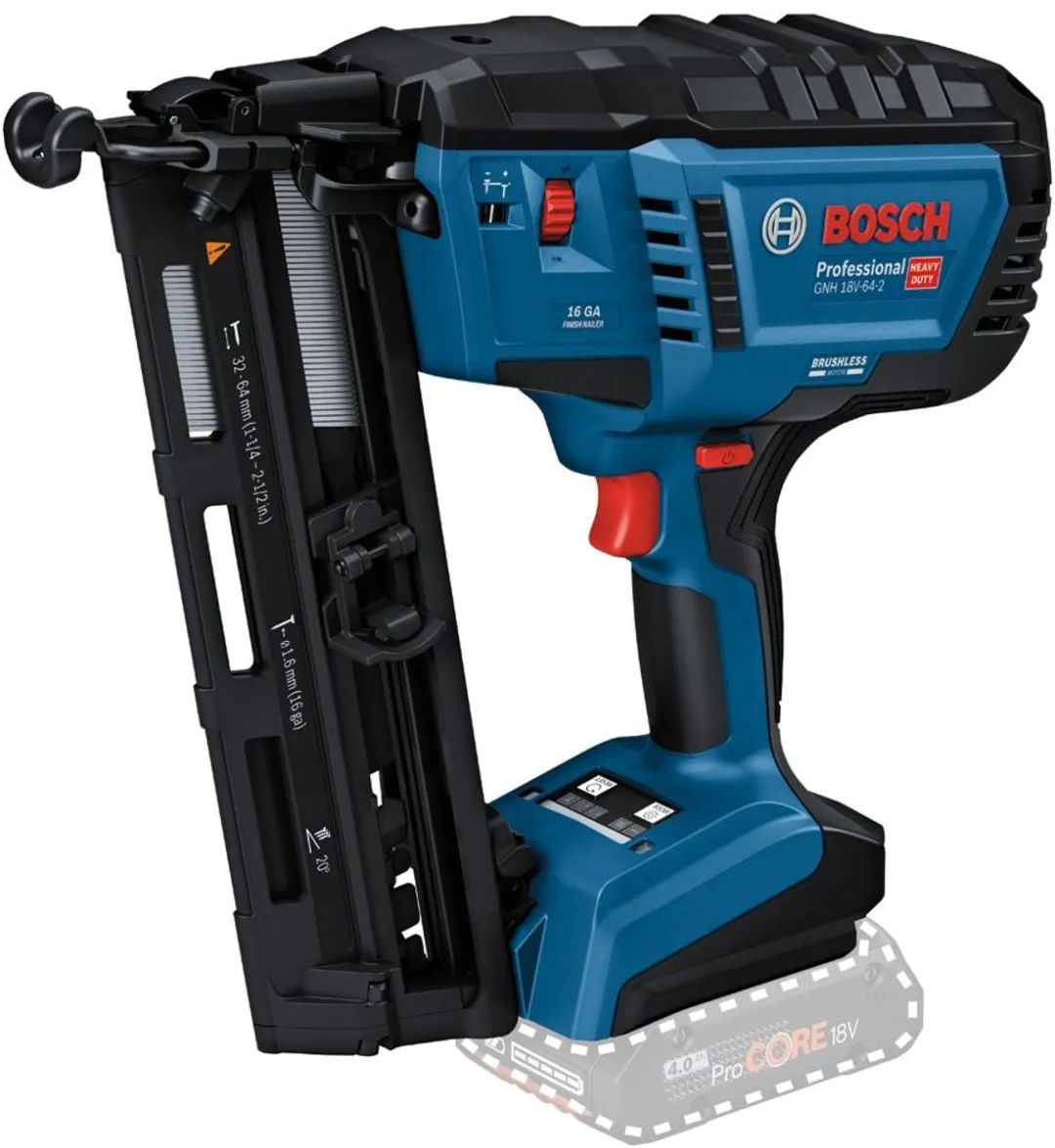 Bosch Professional GNH 18V-64-2 Accu Afwerktacker 16Ga
