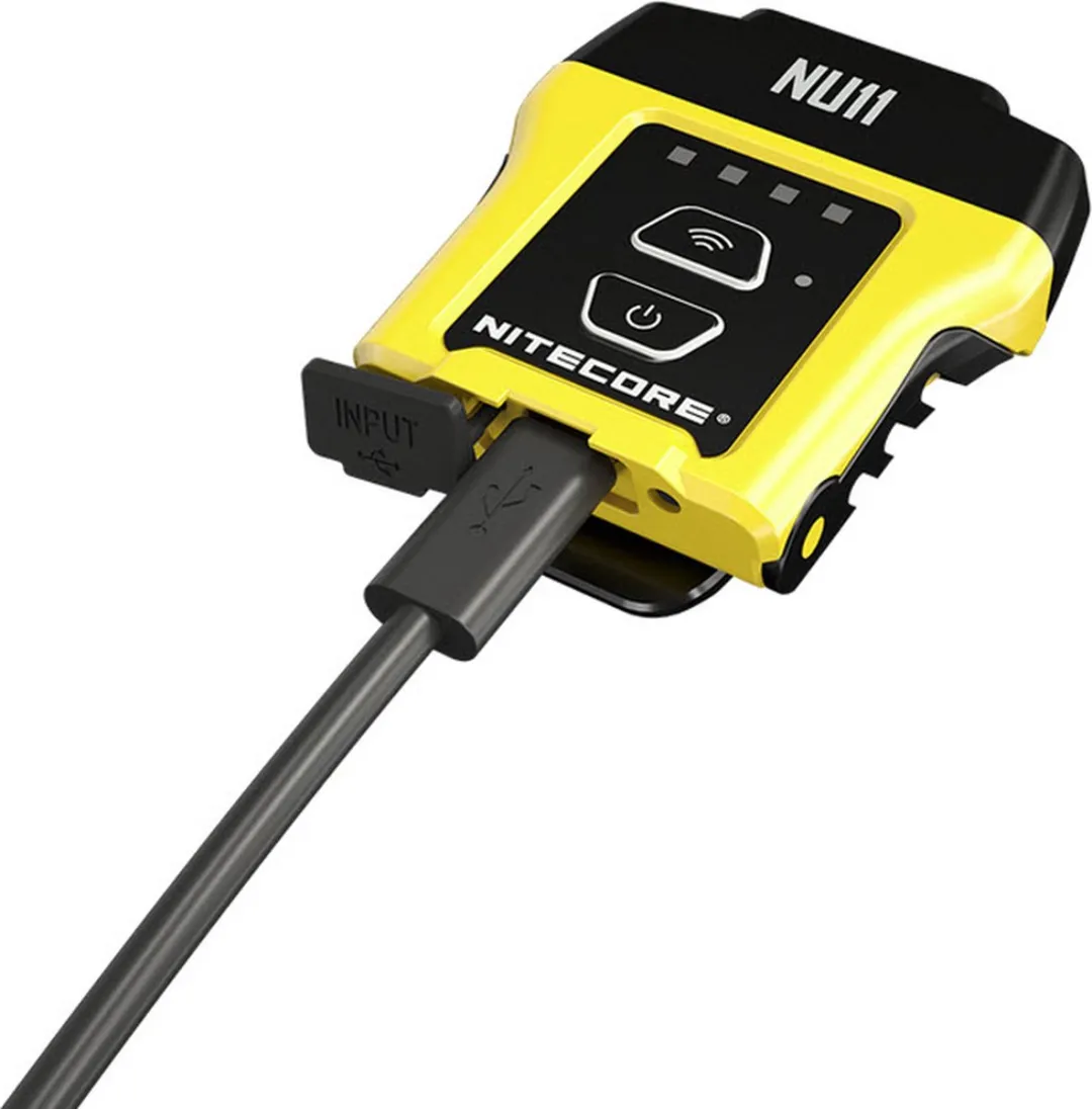 Nitecore NU11 LED Hoofdlamp - Zwart/Geel
