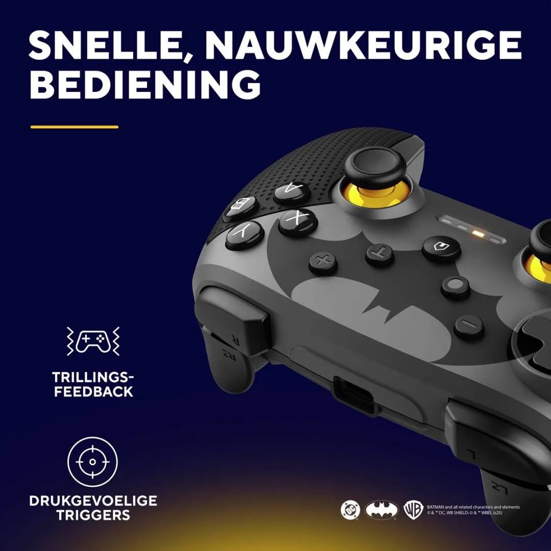 Trust GXT 542BM Draadloze Gamecontroller - Batman Zwart