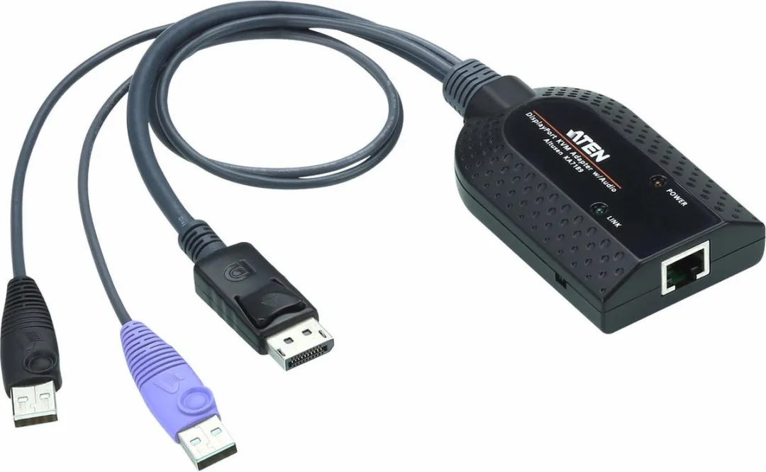 Aten KA7189 USB DisplayPort VM KVM-adapterkabel