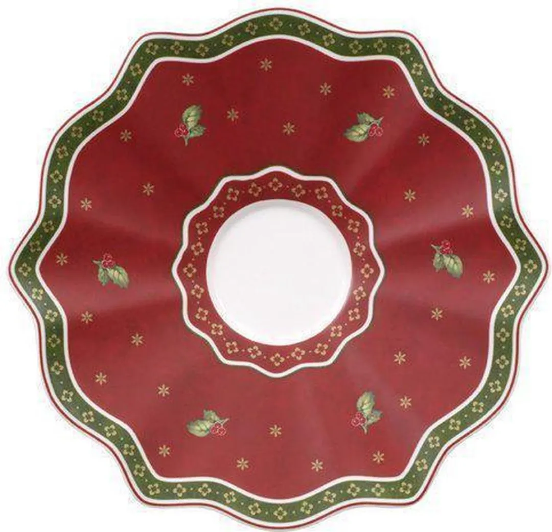 Villeroy & Boch Toy's Delight Mokkaschotel - Rood ø13cm